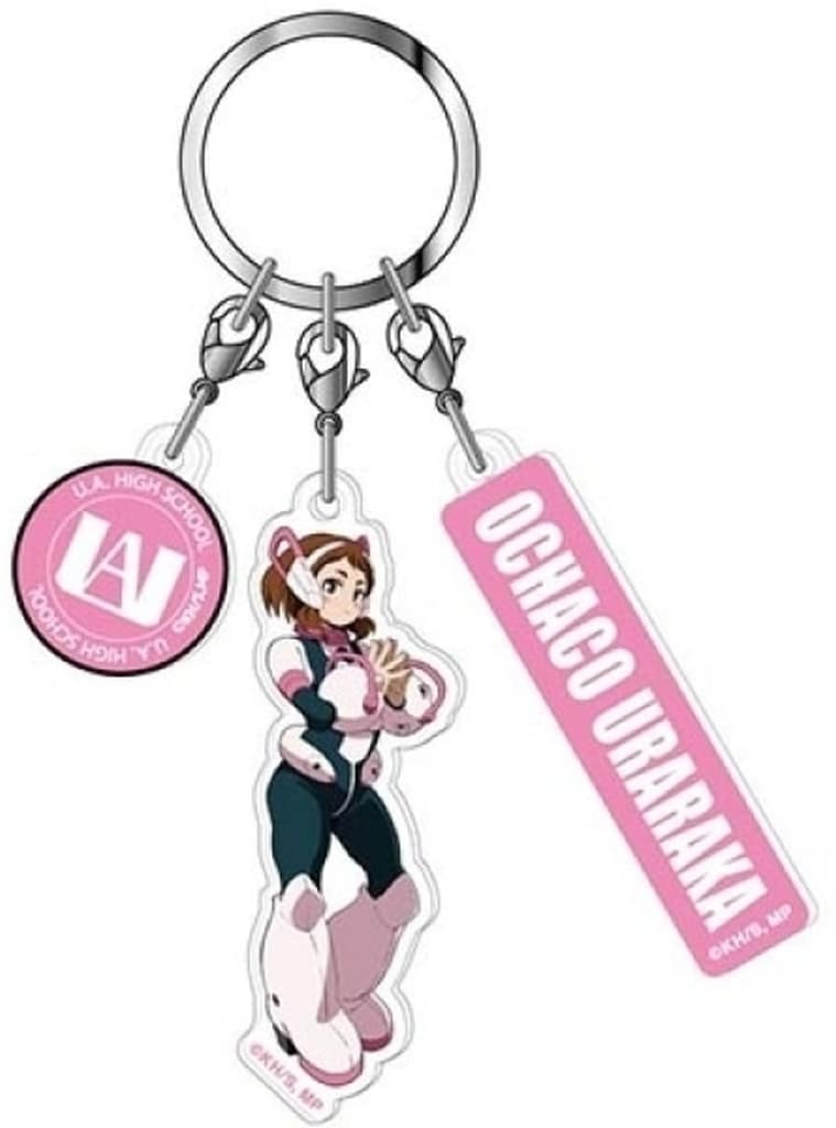 My Hero Academia Ochaco Uraraka 3 Triple Acrylic Keychain Keychains [USED]