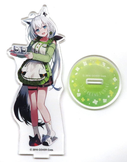 Shirakami Fubuki VTuber Hololive Newly Drawn Acrylic Stand Kyoto Rikyuen Vol.2 Exclusive Included in New Shirakami Fubuki Special Set Acrylic Stands [USED]