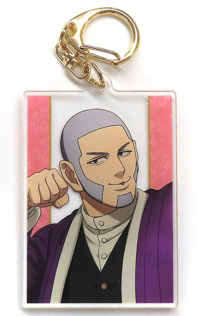 Shiraishi Yoshitake Golden Kamuy Newly Drawn Trading Acrylic Key Chains Interacting with Animals Ver. Tobu Zoological Park Limited Key Chain [USED]