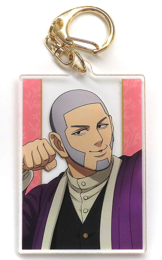Shiraishi Yoshitake Golden Kamuy Newly Drawn Trading Acrylic Key Chains Interacting with Animals Ver. Tobu Zoological Park Limited Key Chain [USED]