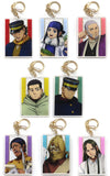 Saichi Sugimoto, etc. Golden Kamuy Newly Drawn Trading Acrylic Key Chains Interacting with Animals Ver. Tobu Zoological Park Limited All 8 Types Set Key Chain [USED]