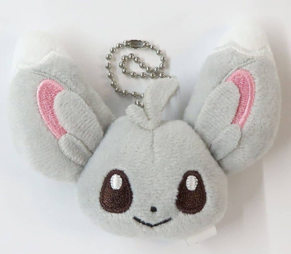 Minccino Pokemon Face Plush Toy with Ball Chain Vol.3 Mascot [USED]
