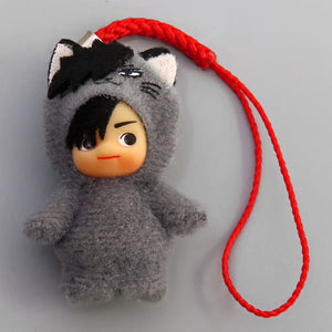 Tetsuro Kuroo Haikyu!! Trading Costume Kewpie Key Chain [USED]