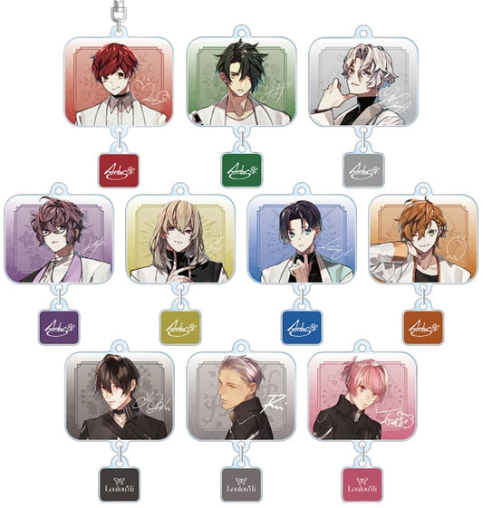 Ryoga Kagekawa, etc. Hana Doll* Trading Swaying Acrylic Keychain All 10 Types Set Key Chain [USED]