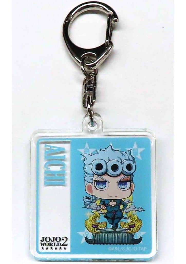 Giorno Giovanna JoJo's Bizarre Adventure Regional Limited Acrylic Key Chain Jojo World2 Aichi Venue Limited Key Chain [USED]