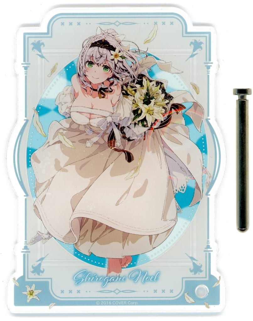 Shirogane Noel VTuber Hololive X Tentaka Shuzo Kyubi Acrylic Art Plate Acrylic Stands [USED]