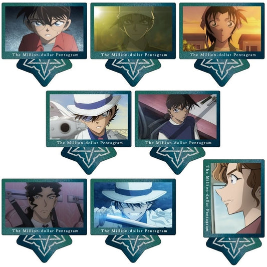 Conan Edogawa, etc. Detective Conan: The Million-dollar Pentagram Mini Acrylic Stand Scene Trading Ver. Vol.2 All 8 Types Set Acrylic Stand [USED]