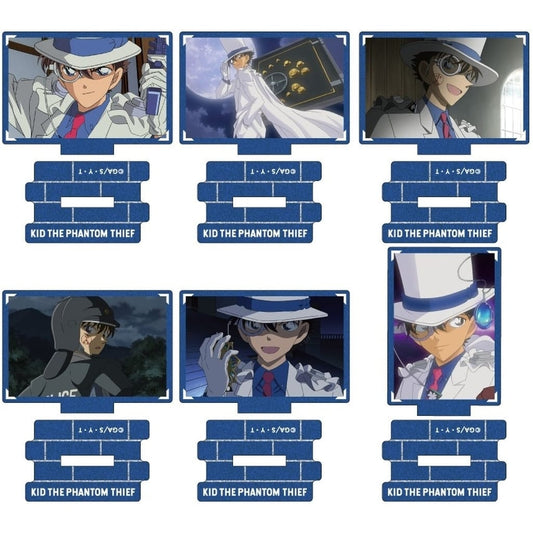 Kid the Phantom Thief, etc. Detective Conan Metallic Mini Acrylic Stand Scene Trading Ver. Kid the Phantom Thief Collection Vol.3 All 6 Types Set Acrylic Stand [USED]
