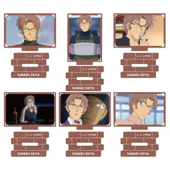 Subaru Okiya, etc. Detective Conan Metallic Mini Acrylic Stand Scene Trading Ver. Subaru Okiya Collection Vol.3 All 6 Types Set Acrylic Stand [USED]