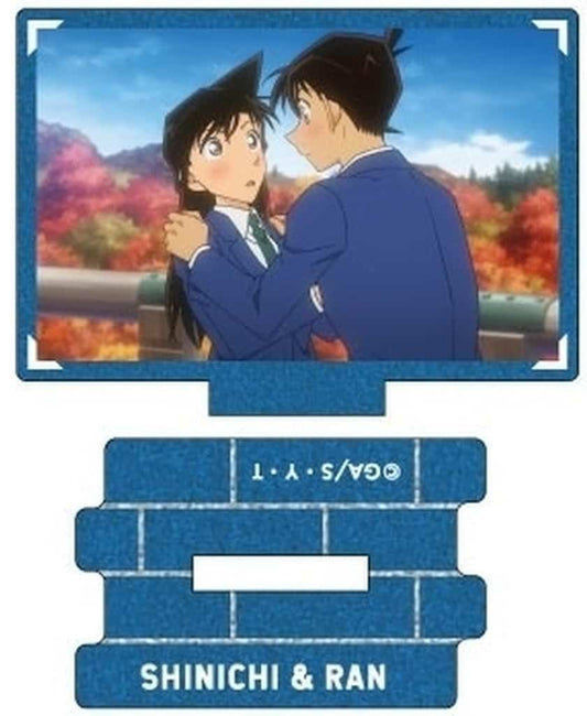 Shinichi Kudo Mori Ran C Detective Conan Metallic Mini Acrylic Stand Scene Trading Ver. Shinichi Kudo Collection Vol.3 Acrylic Stand [USED]