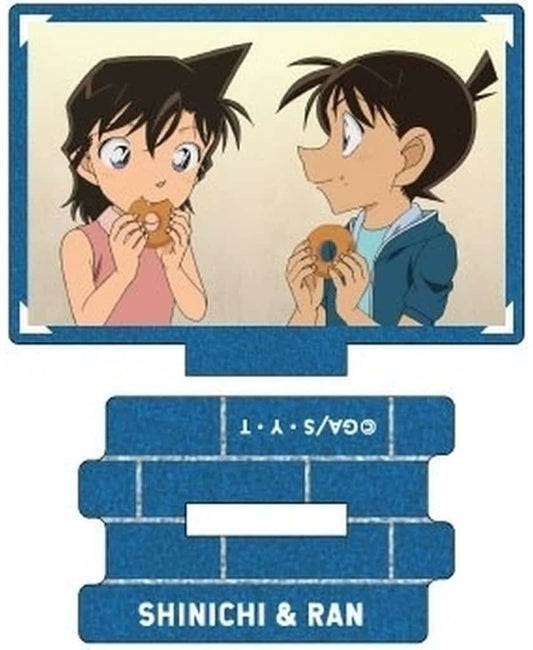 Shinichi Kudo Mori Ran D Detective Conan Metallic Mini Acrylic Stand Scene Trading Ver. Shinichi Kudo Collection Vol.3 Acrylic Stand [USED]