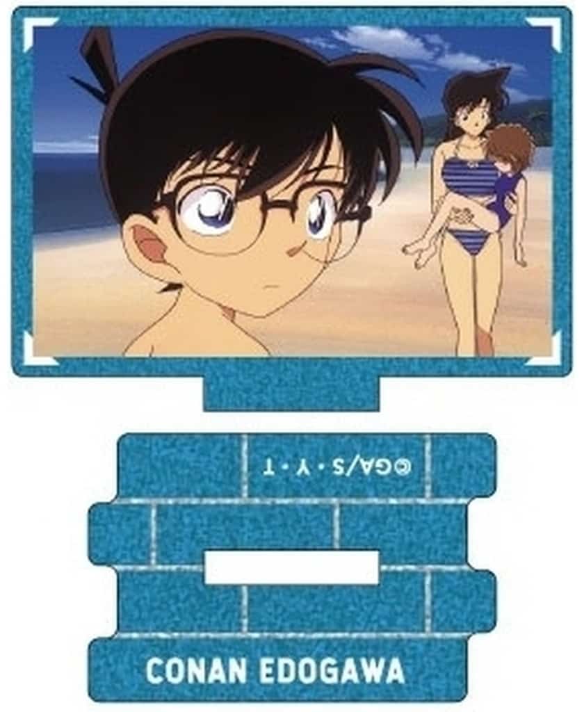 Conan Edogawa B Detective Conan Metallic Mini Acrylic Stand Scene Trading Ver. Edogawa Conan Collection Vol.3 Acrylic Stand [USED]