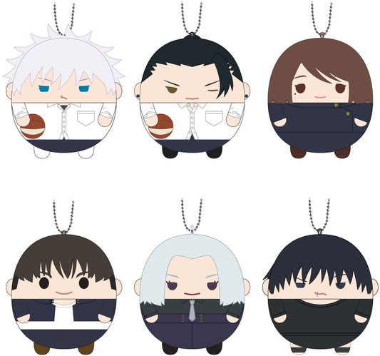 Satoru Gojo, etc. Sweatshirt Ver. Jujutsu Kaisen Season 2 Fuwakororin 06 All 6 Types Set Key Chain [USED]