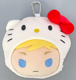 Erwin Smith Hello Kitty Attack on Titan X Sanrio Characters Face Pouch Key Chain [USED]