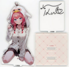 Takane Lui VTuber Hololive Acrylic Stand with Printed Signature 2nd Anniversary Celebration Acrylic Stands [USED]