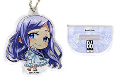 Anju Emma 86 Mini Character Acrylic Stand Key Chain Pop Up Shop Black-White in Yurakucho Marui Limited Key Chain [USED]