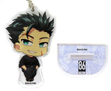 Raiden Shuga 86 Mini Character Acrylic Stand Key Chain Pop Up Shop Black-White in Yurakucho Marui Limited Key Chain [USED]