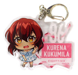 Kurena Kukumila 86 Name Key Chain Pop Up Shop Black-White in Yurakucho Marui Limited Key Chain [USED]