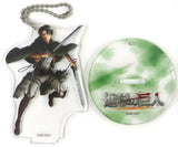 Levi Ackerman Attack on Titan Newly Drawn 2018 Standing Acrylic Key Chain Key Chain [USED]