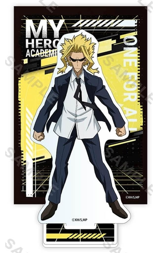 My Hero Academia All Might Acrylic Stand with Background Season 7 New Visual Acrylic Stands [USED]