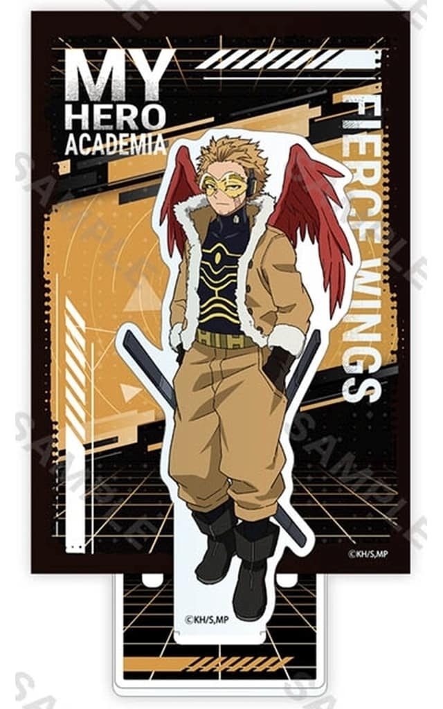 My Hero Academia Hawks Acrylic Stand with Background Season 7 New Visual Acrylic Stands [USED]
