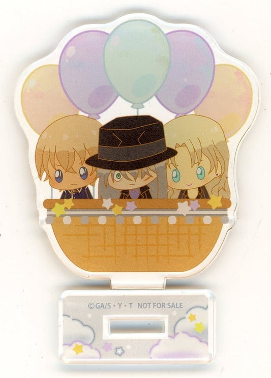 Black Organization Detective Conan Trading Popoon Acrylic Stand animate Limited Box Purchase Privilege Acrylic Stand [USED]