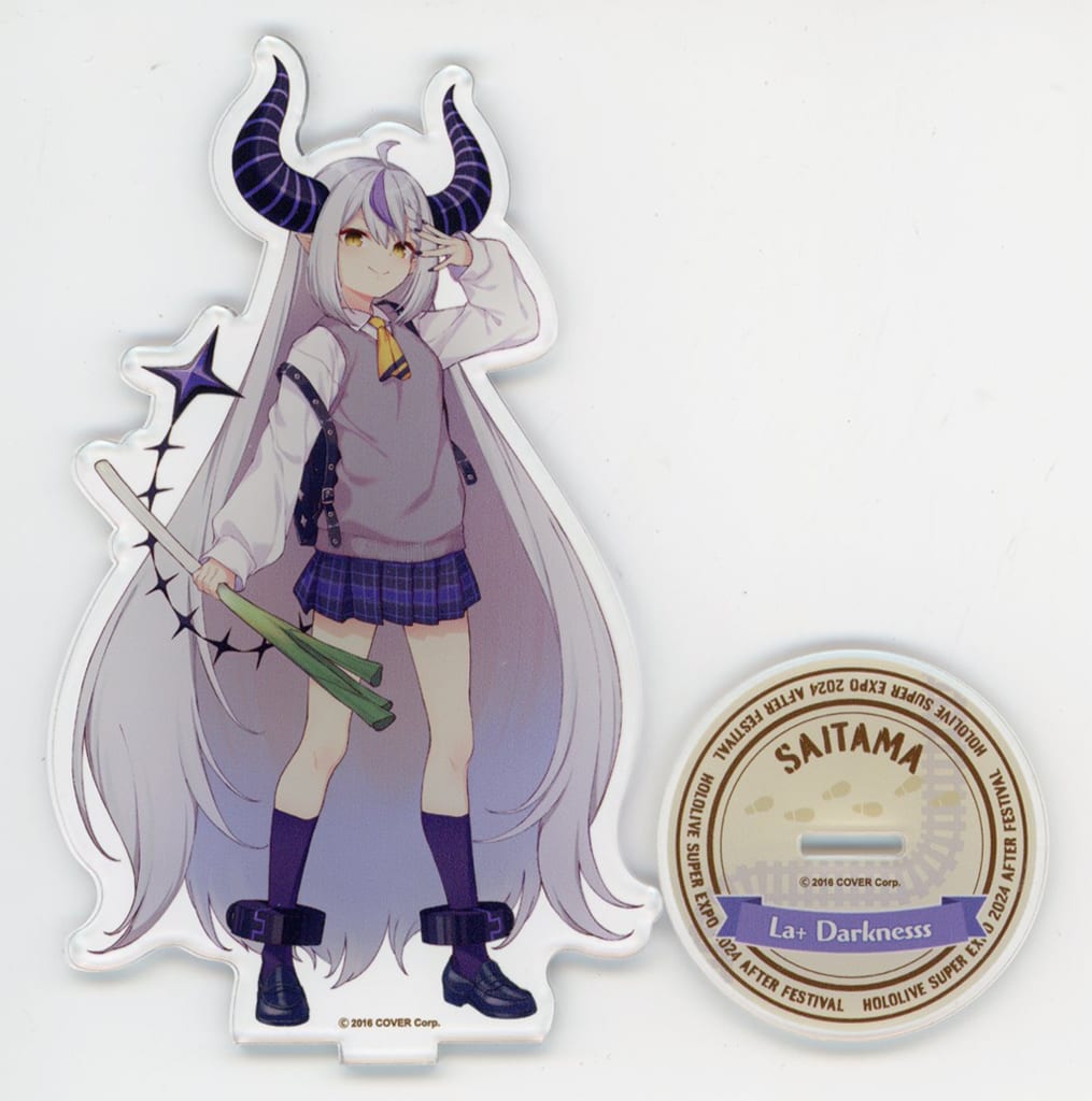 La+ Darknesss VTuber Hololive Acrylic Stand hololive SUPER EXPO 2024 After Party Exclusive Acrylic Stands [USED]