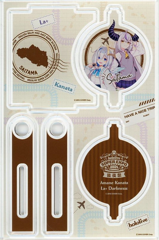Kanata Amane La+ Darknesss VTuber Hololive Rotating Acrylic Stand hololive SUPER EXPO 2024 After Party Exclusive Acrylic Stands [USED]