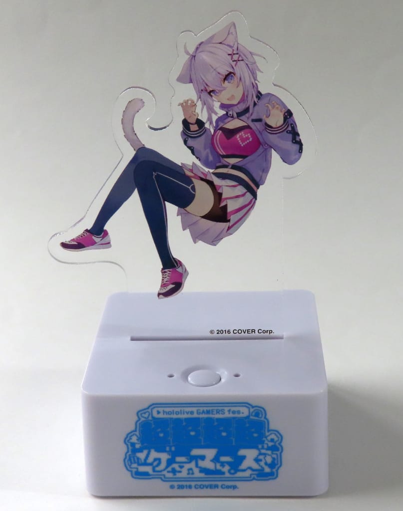 Nekomata Okayu VTuber Hololive Led Acrylic Stand hololive GAMERS Fes. Super Hyper Gamers Exclusive Acrylic Stands [USED]