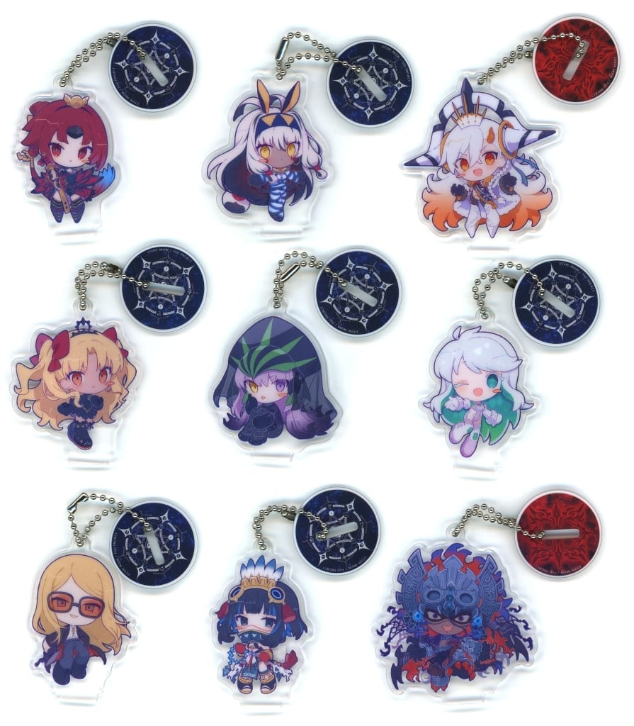 Kukulkan, etc. Fate/Grand Order Acrylic Keychain Vol.2 All 9 Types Set Key Chain [USED]