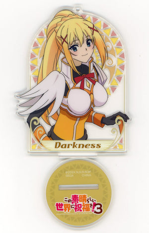 Darkness KonoSuba: God's Blessing on This Wonderful World! 3 Clear Key Chain with Stand EX Key Chain [USED]