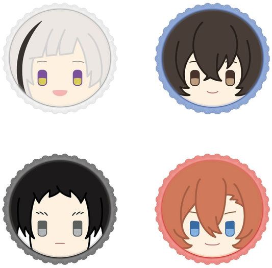 Ryunosuke Akutagawa, etc. Bungo Stray Dogs Macaron Tapinui All 4 Types Set Mascot [USED]