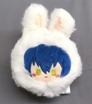 Jun Sazanami Ensemble Stars!! x Taptap Rabbit Steamed Bun Stuffed Toy Mascot China Limited Key Chain [USED]