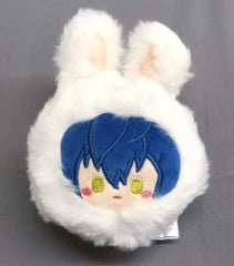 Jun Sazanami Ensemble Stars!! x Taptap Rabbit Steamed Bun Stuffed Toy Mascot China Limited Key Chain [USED]