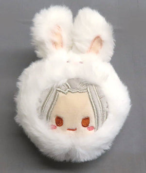 Nagisa Ran Ensemble Stars!! x Taptap Rabbit Steamed Bun Stuffed Toy Mascot China Limited Key Chain [USED]