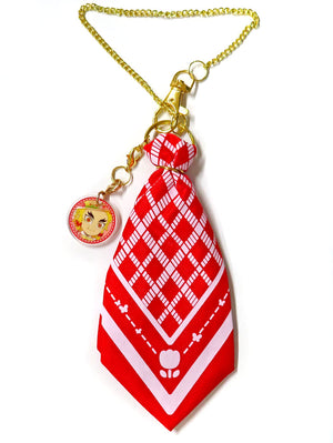 Kyojuro Rengoku Demon Slayer: Kimetsu no Yaiba Random Bandana Charm ufotable Cafe Machi Asobi Cafe Picnic Event 2024 Early Period Limited Charm [USED]