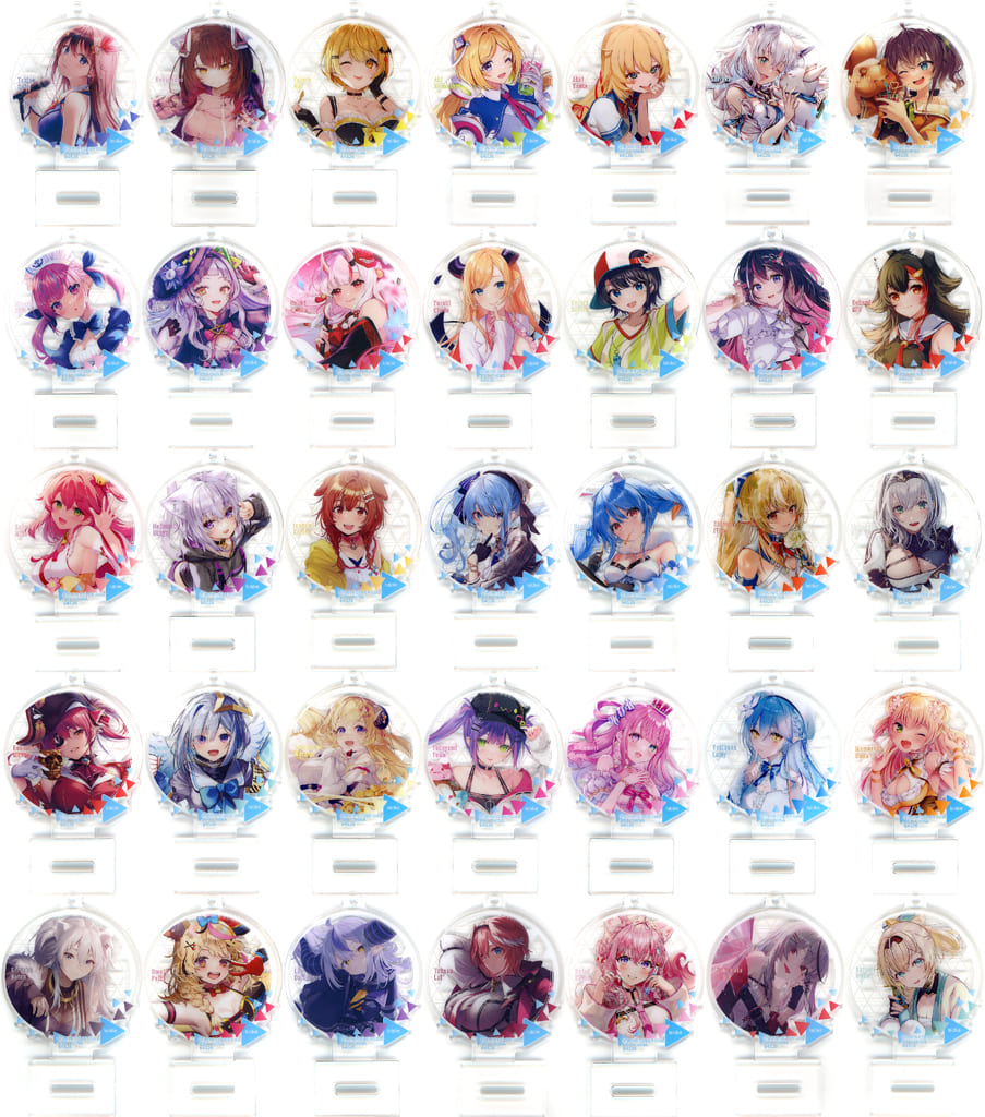 Tokino Sora, etc. VTuber Hololive Ichiban Kuji 2way Acrylic Stand Art Acrylic Collection Prize B All 35 Types Set Acrylic Stands [USED]