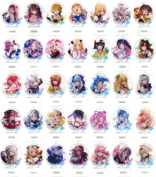 Tokino Sora, etc. VTuber Hololive Ichiban Kuji 2way Acrylic Stand Art Acrylic Collection Prize B All 35 Types Set Acrylic Stands [USED]
