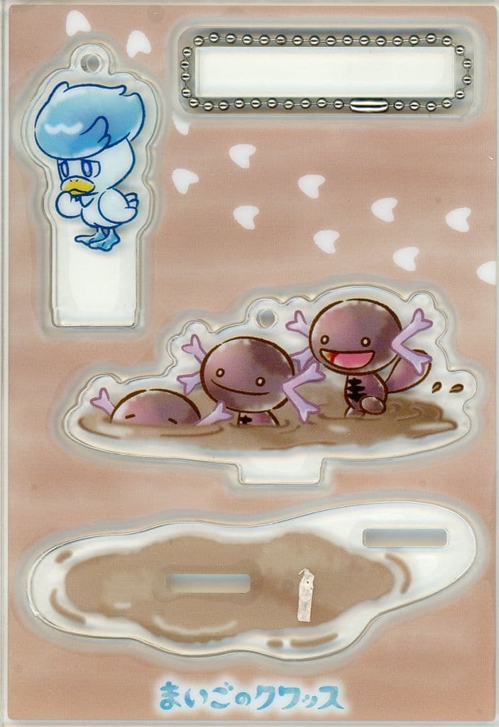 Paldean Wooper Pokemon Acrylic Charm Collection with Stand Lost Quaxly Pokemon Center Limited Charm [USED]