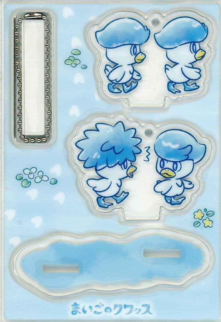 Quaxly Walking Pokemon Acrylic Charm Collection with Stand Lost Quaxly Pokemon Center Limited Charm [USED]