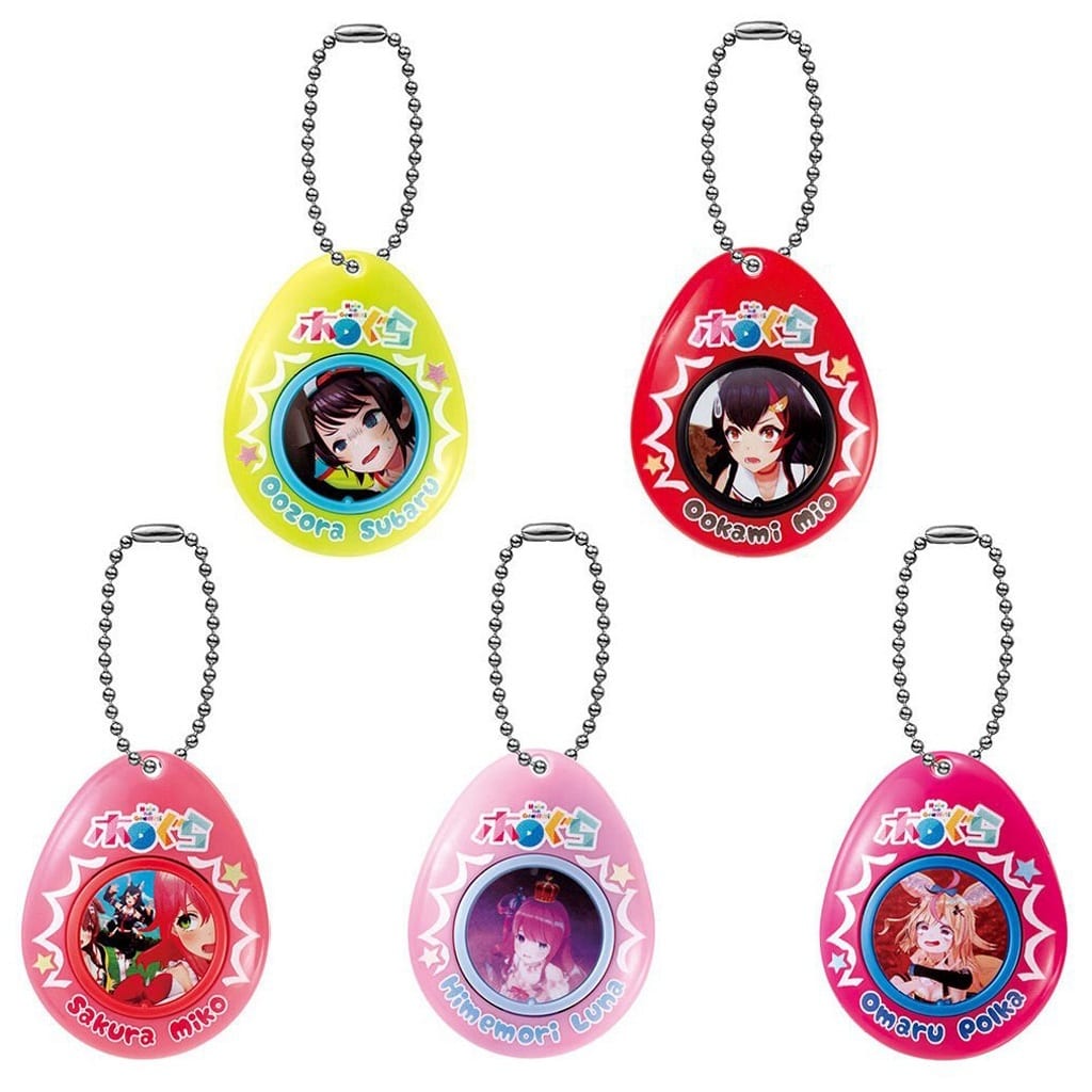 Ozora Subaru, etc. Vtuber Hololive Holo No Grafiti Famous Scene Audio Keychain All 5 Types Set Key Chain [USED]