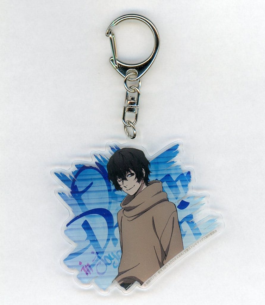 Osamu Dazai Upper Body Bungo Stray Dogs Trading Acrylic Key Chains Joypolis Limited Key Chain [USED]