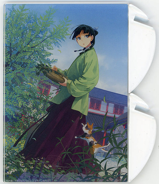 Maomao The Apothecary Diaries Art Book Cover Illustration Acrylic Board JR Tokai Oshi Tabi: The Apothecary Diaries Nara Trip - animate Nara Store & Exhibition Limited Edition Acrylic Stand [USED]
