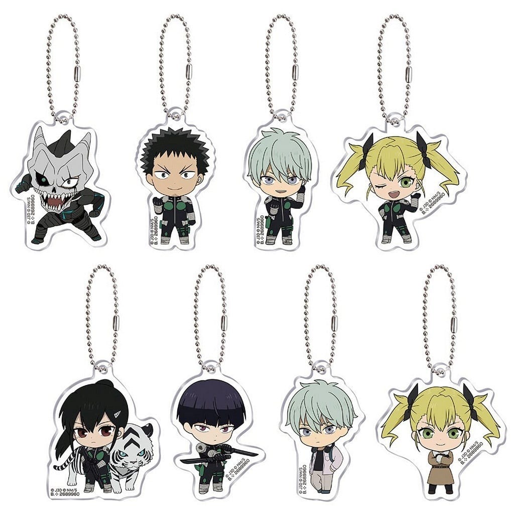 Soshiro Hoshina, etc. Kaiju No. 8 Capsule Acrylic Charm 2 All 8 Types Set Charm [USED]