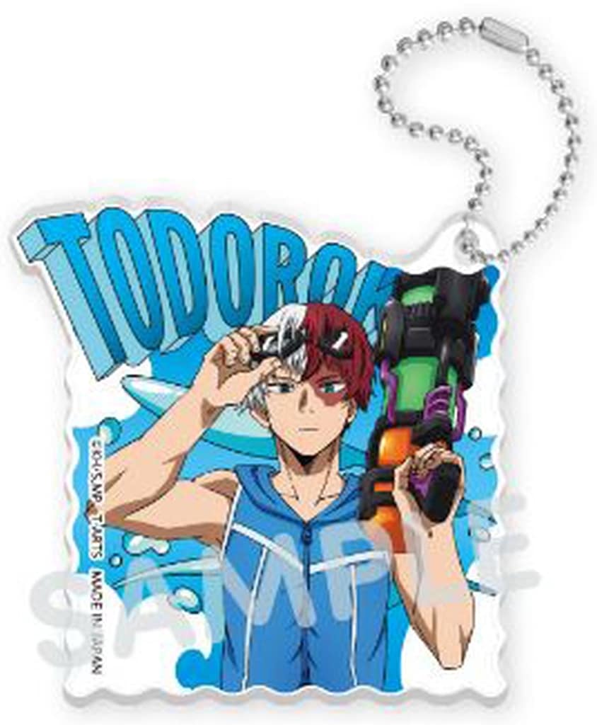 My Hero Academia Shoto Todoroki Water Gun Decorate Acrylic Keychain Keychains [USED]