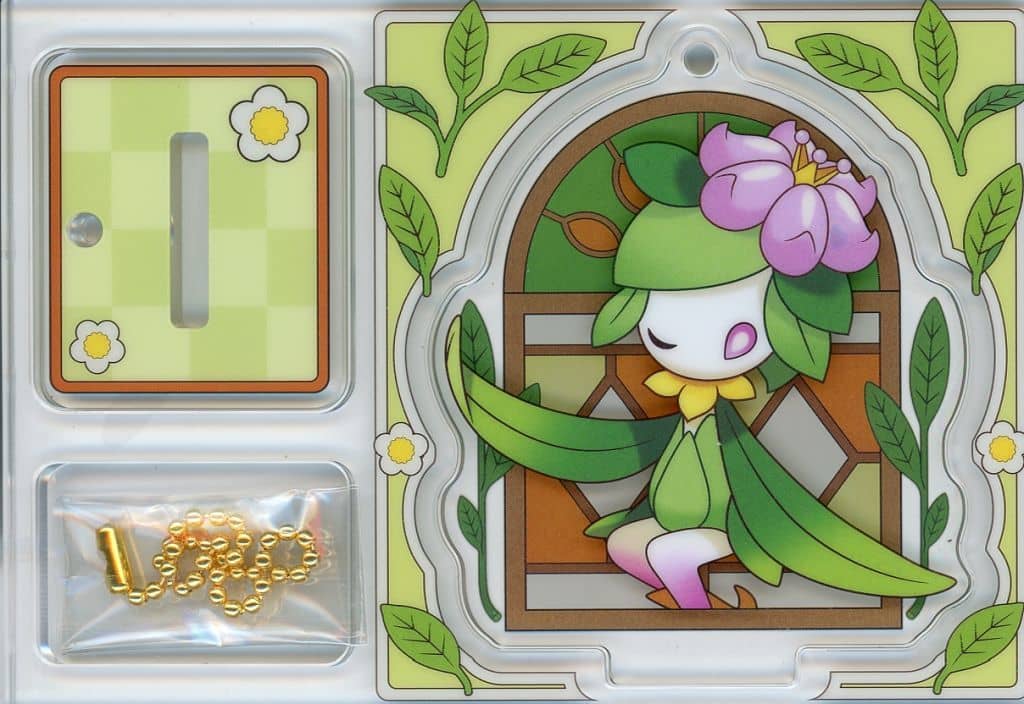 Lilligant Hisuian Pokemon Acrylic Charm Collection with Stand Cafe Chades Pokemon Center Limited Charm [USED]