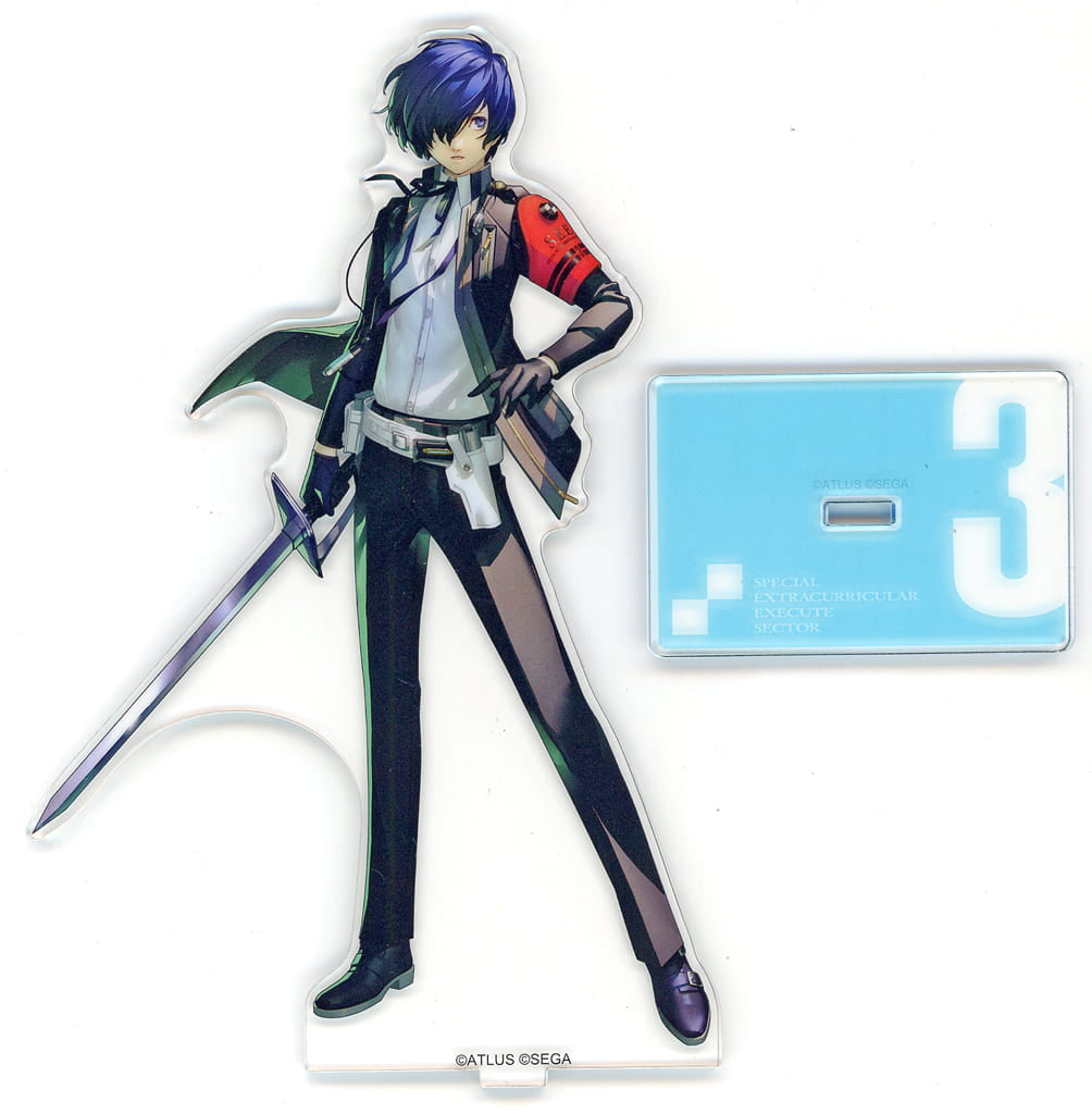 Persona 3 Reload Protagonist Acrylic Stand New Combat Outfit Acrylic Stands [USED]