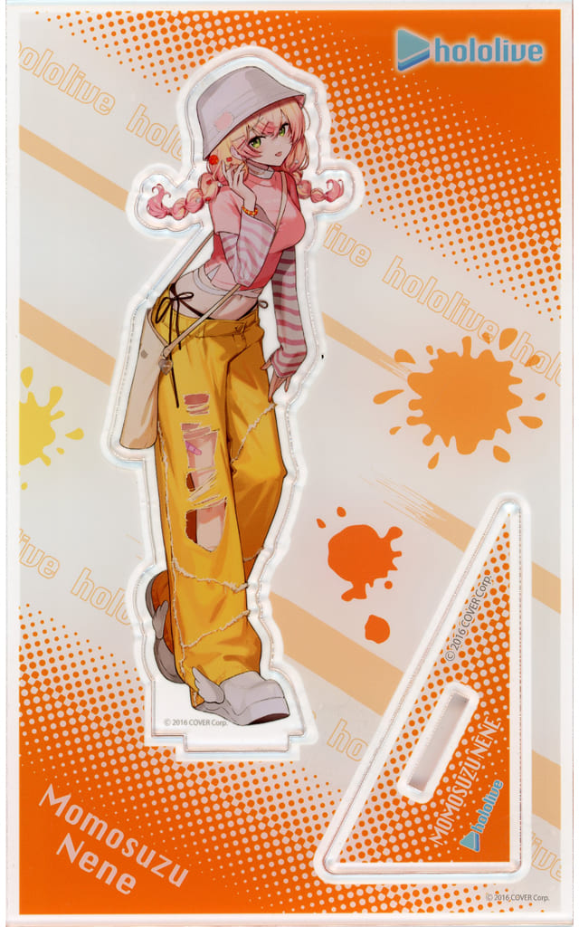 VTuber Hololive Nene Momosuzu Coveralls / Oyo Acrylic Stand Molly Online Vol.15 Limited Acrylic Stands [USED]