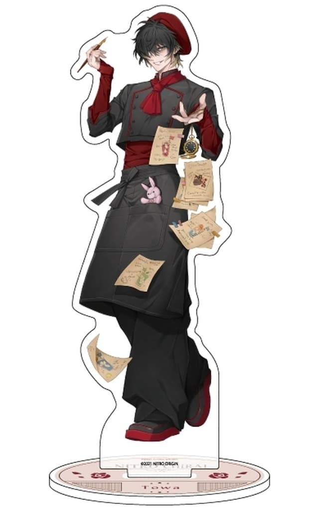 Towa 6 Cafe Slow Damage Newly Drawn Illustration Acrylic Stand Acrylic Stands [USED]