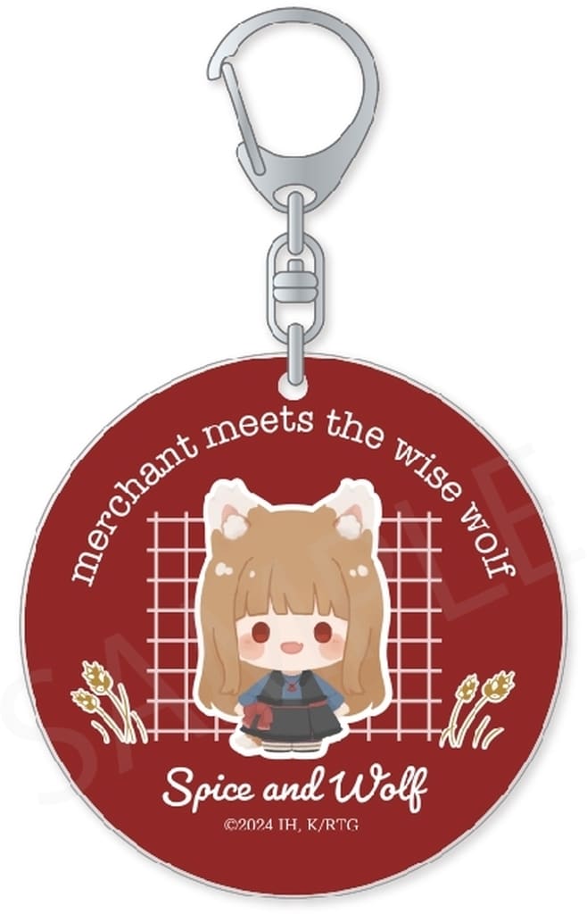 Holo 01 Spice and Wolf Acrylic Key Chain Key Chain [USED]